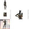 Black Pantherwakanda For Altid Letitia Wright Dame Elastisk Bodystocking Hovedbeklædning Cosplay