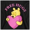 Winnie the Pooh Dětská/Dětská mikina s kapucí na Valentýna s nápisem Free Hugs