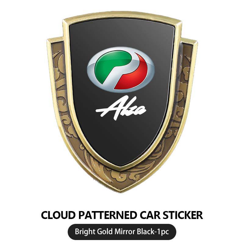 Cloud Design Car Badge Aluminum Alloy Auto Trunk Decal Sticker For Perodua Alza Myvi Viva Axia Bezza Kembara Ativa Kancil Kelisa