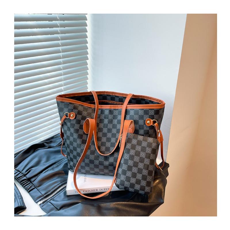 Large-capacity bag women's summer versatile 2 new trendy simple casual shoulder bag premium travel tote bag