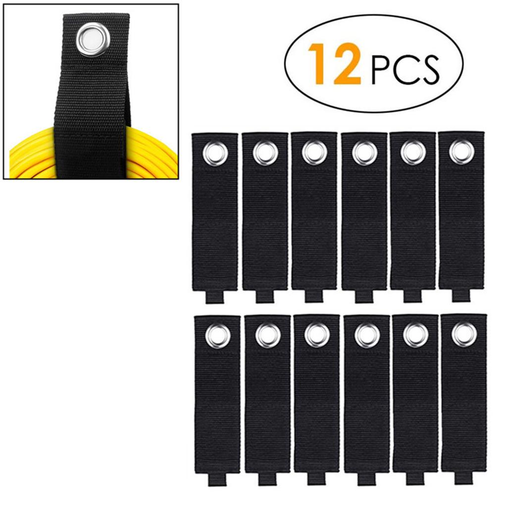 12pcs Cable Ties Reusable Fastening Wire Organizer Cord Rope Holder for Organizing Home Cabinet Warehouse   Office