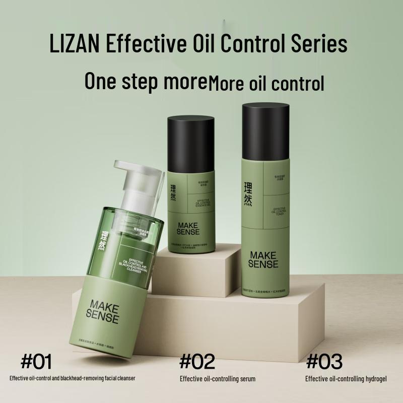 LIRAN Effektive Talgkontrolle 3-teiliges Hautpflege-Set