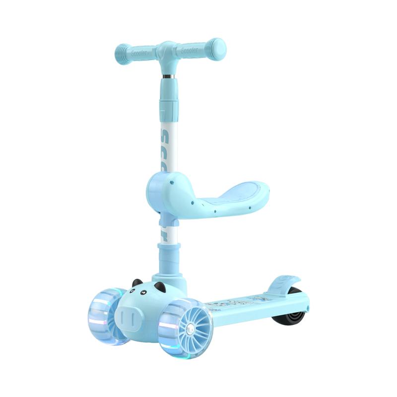 

Заводская цена 3 колеса для девочек и мальчиков Kick Toy Scooter Kids Регулируемая детская нога
