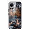 Tempered Glass Case For Oppo Reno10 Pro Cover Reno 10 5G Fashion Hard Back Cover for Oppo Reno 10 Pro 5G Reno105G Case Lion Capa