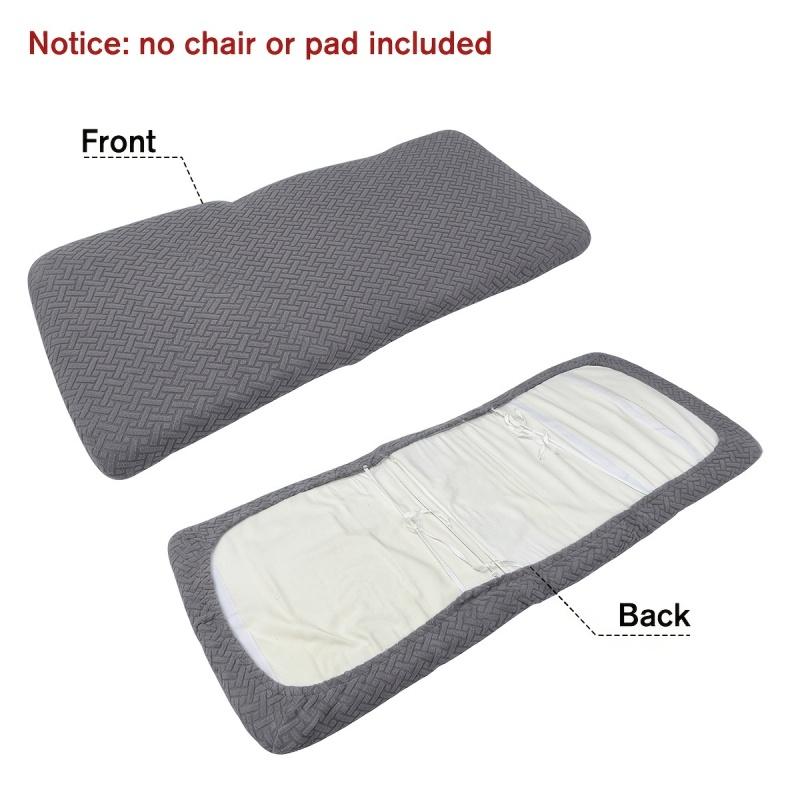 1Pc Leaves Jacquard Poang Chair Cover with Elastic Band Soft Rocking Chair Covers Stretch Armchair Protector Living Room Home
