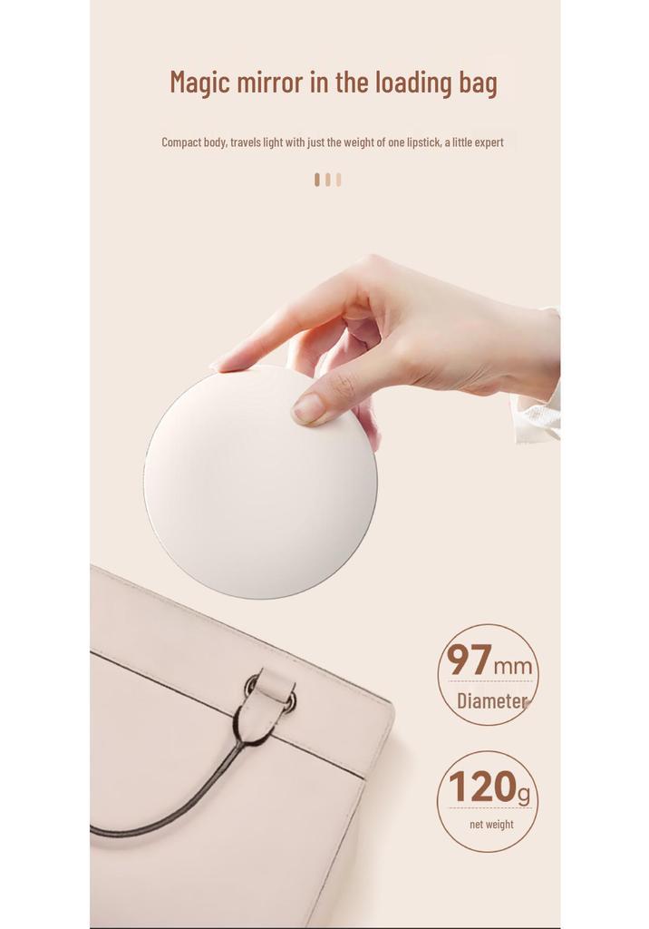 Smart UV Sunscreen Makeup Mirror with UV Tester, Multi-functional Remover Detector, LED Light.
