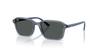 Transparent 0RJ9131S Ray-Ban Sunglasses, Blue/Dark Grey, 50mm,