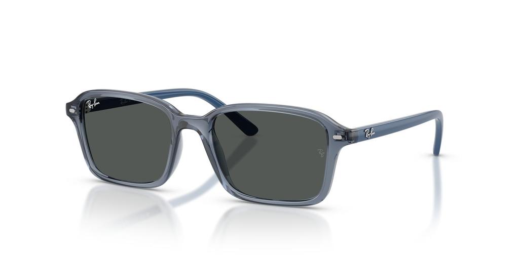 Transparent 0RJ9131S Ray-Ban Sunglasses, Blue/Dark Grey, 50mm,