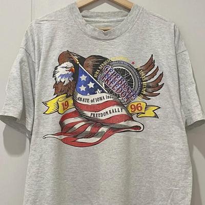 Camiseta Vintage Rally por la Libertad 1996 | Camiseta Gráfica de Protesta de los 90 | Camiseta de Evento Raro