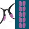5Pair Color Anti-Slip Silicone Nose Pads For Eyeglasses Glasses Frame Plug-In Nose Pad Eyewear Accessories