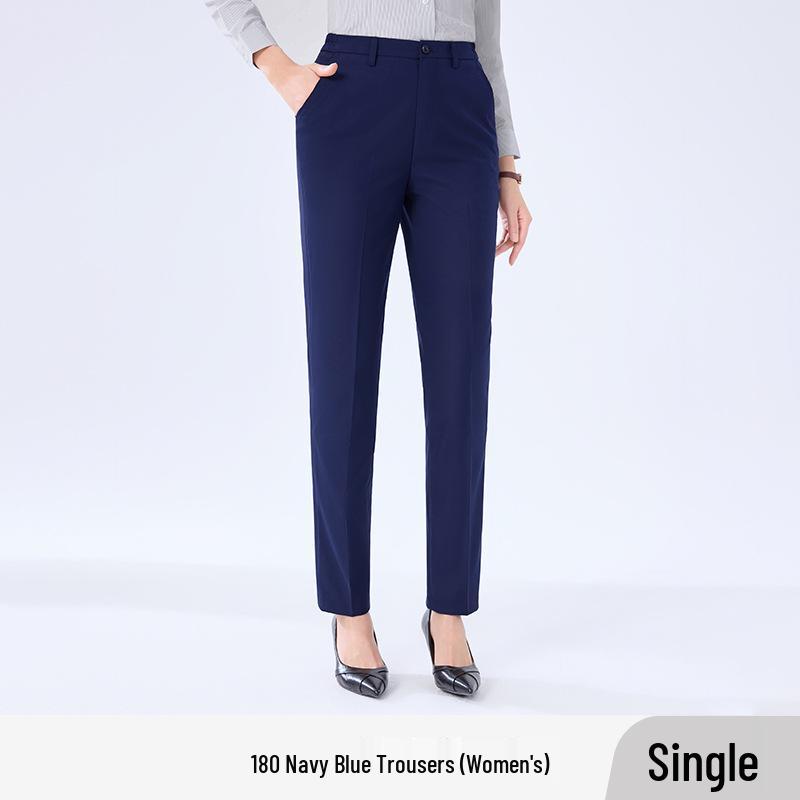Non-Iron Professional Slim Straight Leg Grey Suit Pants for Men & Women – Ideal Formal Workwear for Commuting