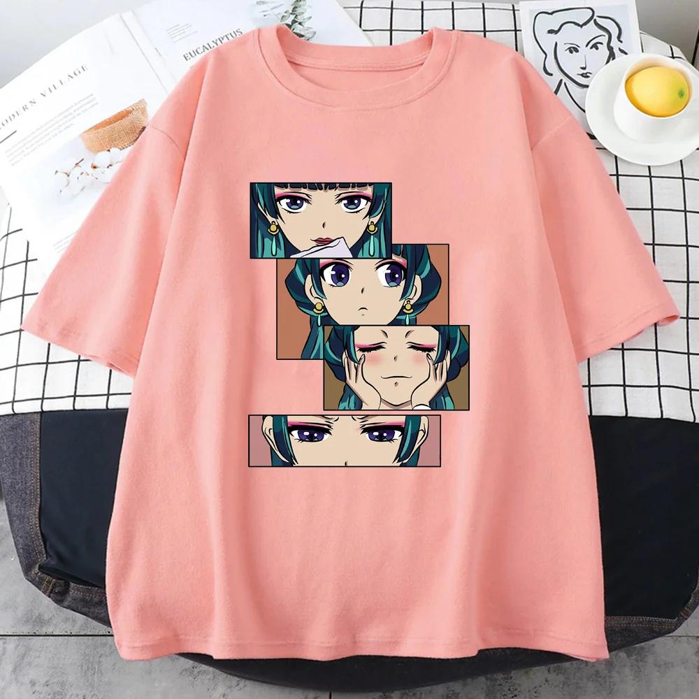 Nové dámské anime Harajuku tričko Roztomilé anime Deníky lékárnice Grafické dámské tričko Topy