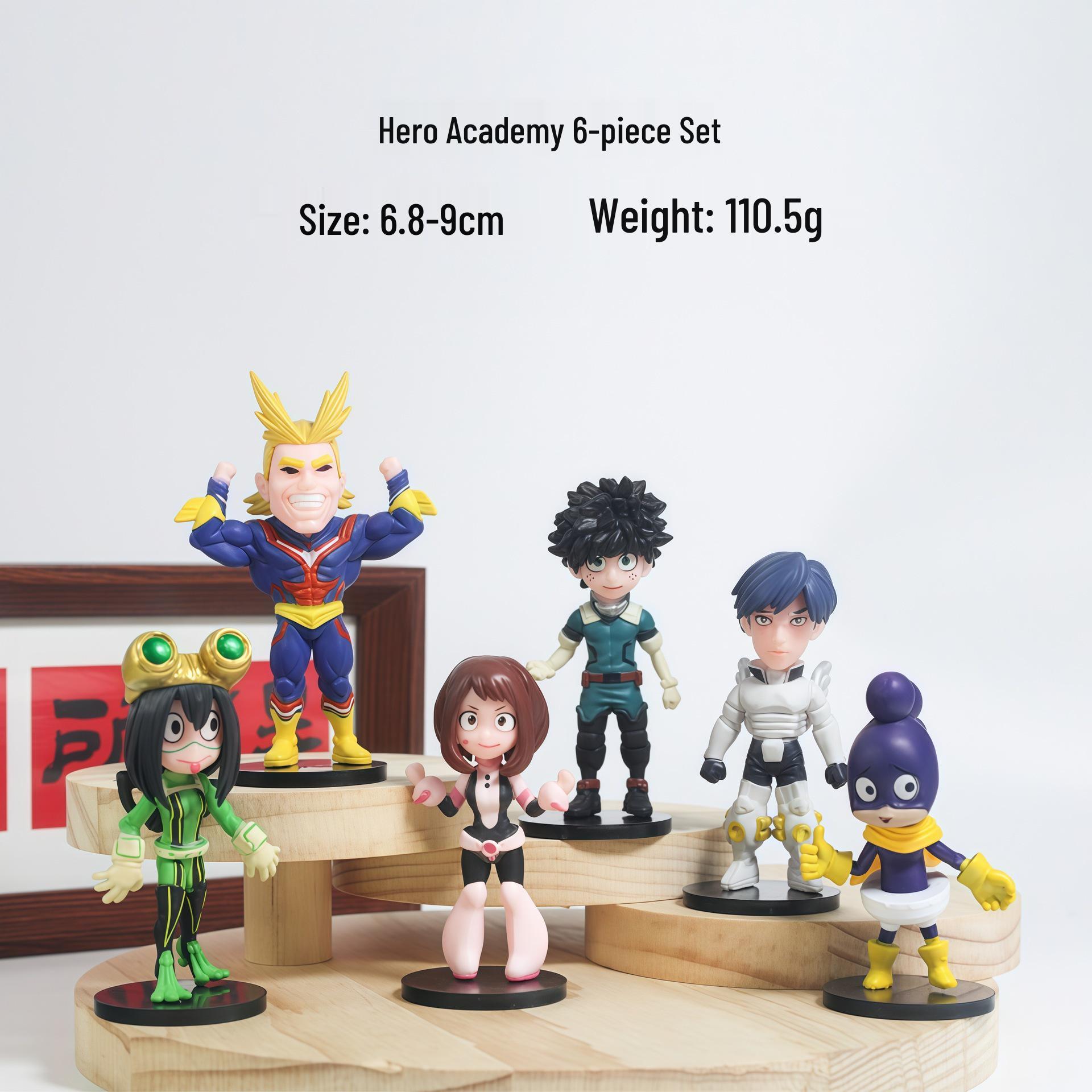 My Hero Academia Figurine: 6 Styles of Izuku Midoriya & Katsuki Bakugo - Anime Character Model Ornament