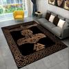Viking Norse Mythology God Loki Rune Area Rug,Carpet Rug for Living Room Bedroom Sofa Doormat Kitchen Decor,Non-slip Floor Mat