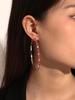 Orecchini a cerchio alla moda da 8 cm con strass per donna - Accessorio di moda brillante per festival e feste
