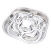 Slow Feeder Dog Bowl 304 Stainless Steel Non Slip Prevent Overflow Tipping Metal Pet Food Bowl