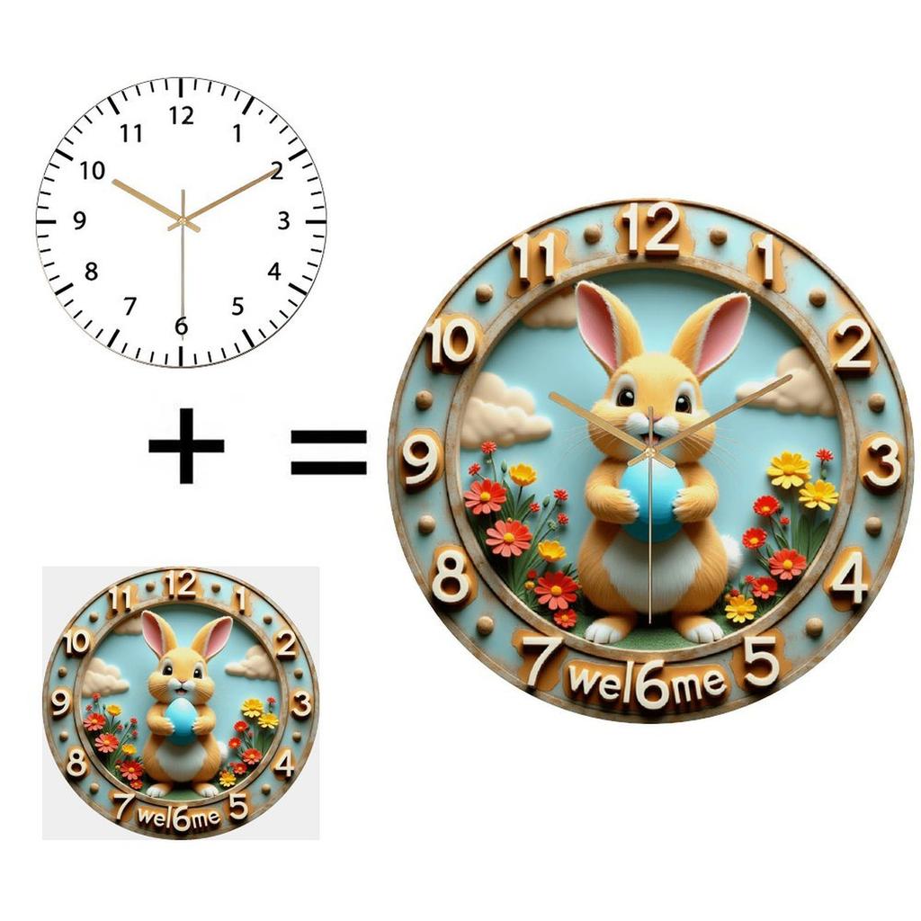 12 Inch Round Wall Clock Sure to Receive Compliments and Admiration from Guests