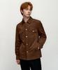 Solew Suede Outer Shirt_Brown