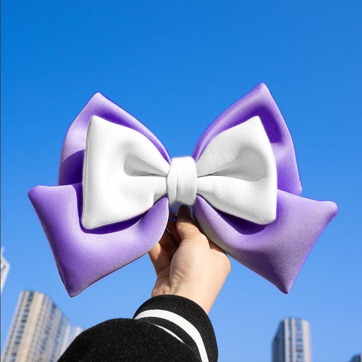 Motorradhelm Rückenlehne Schleifendekoration für Integralhelme