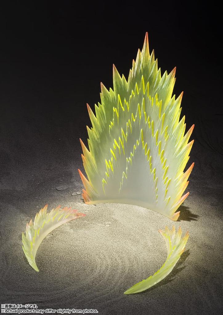 TAMASHII NATIONS Tamashii EFFECT ENERGIE AURA Gelbe Version. für S.H.Figuarts Nicht-Maßstab ABS & PVC Vorbemaltes Komplettfigur