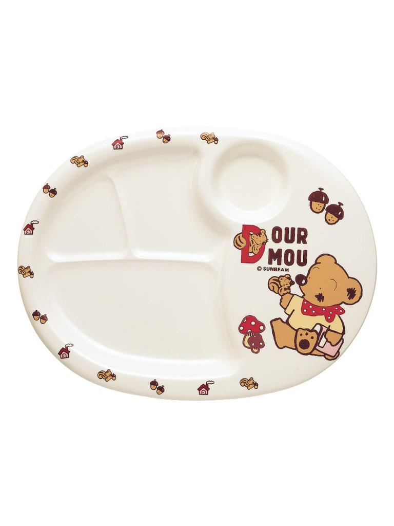 Daiwa Tableware Lunch Plate Melamine Resin Japan RLVI001 Children's "Durmo" (Large) MC-31-DM