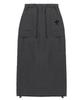 Bibalabida Clubs Nylon Cargo Long Skirt