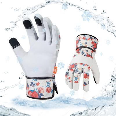 Winter Echtleder Arbeit Garten Touchscreen Abrieb Splitter Gartenarbeit 1 GA3561FL [Vgo...] 5℃ Handschuhe, Handschuhe, Schafsleder, Kompatibel, Resistent,