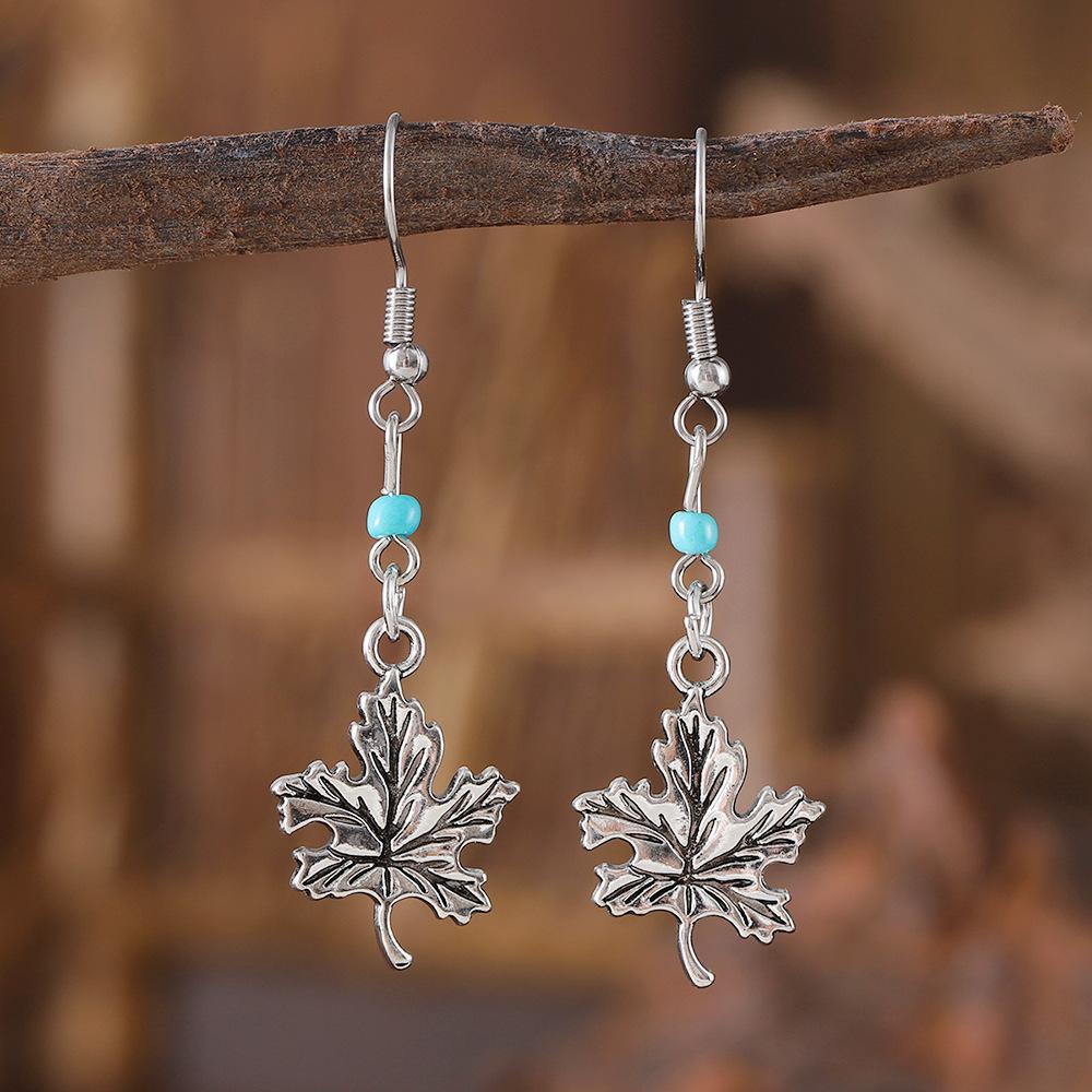 European and American New Funny Retro Multi-style Alloy Pendant Earrings, Simple Niche Ear Jewelry