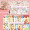 New Cartoon 3D Landscape Sticker Book Diy Pet Sticker Cabin Scene Miniature House Cabin Scene Pocket Sticker For Kids