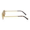 Prada Rectangular Sunglasses Women sunglasses Gold SPRA60E5AKC059FE70G