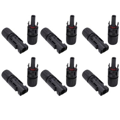 12PCS Solar Photovoltaic Connector IP67 Copper Tinned Pins Male Female Connector Kit for Industry
