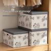 Durable Large Capacity Foldable Storage Box for Clothes & Quilts
