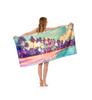 Microfiber Double-sided Velvet Beach Towel, Quick-drying, Non-stick Sand Swimming Beach Towel