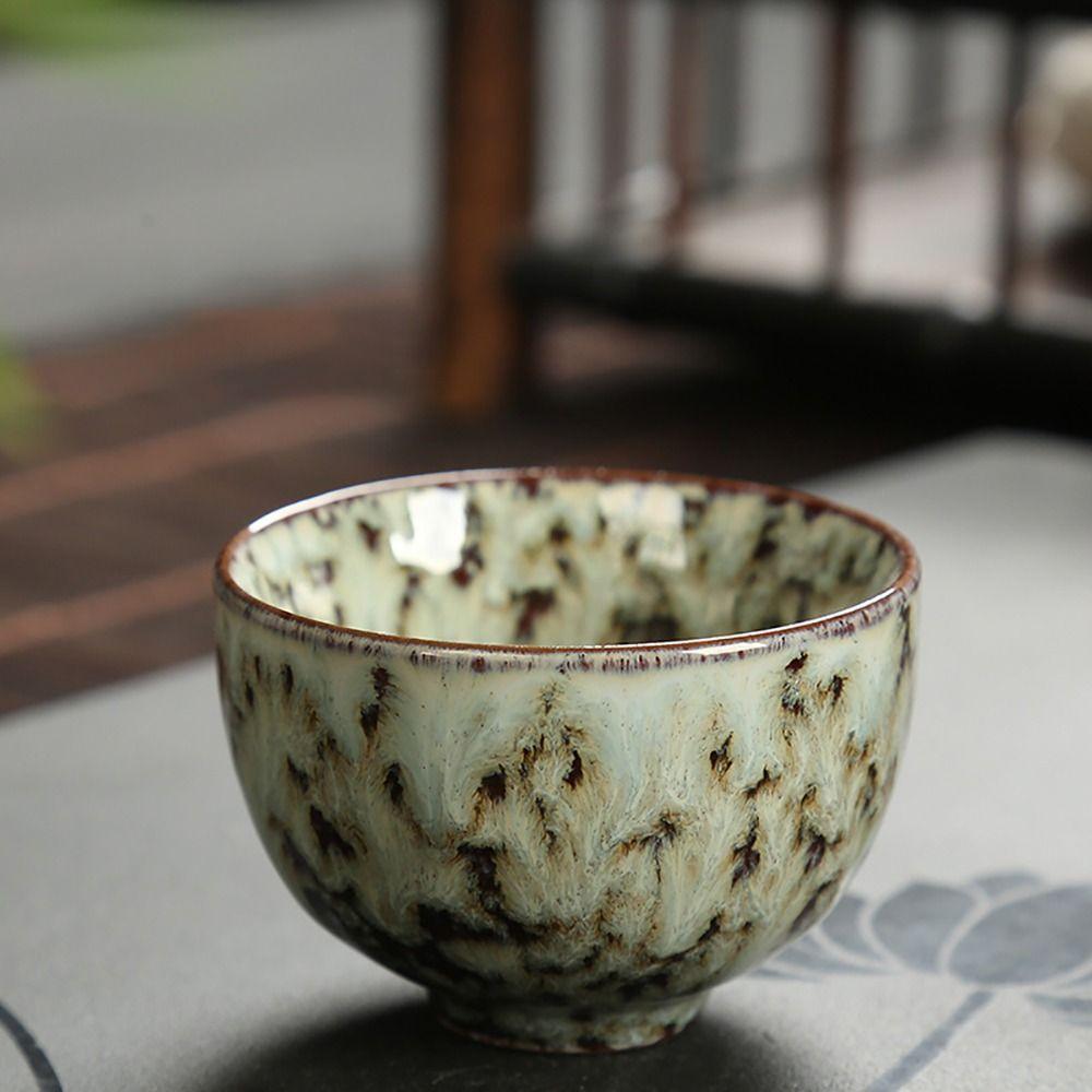 Kung Fu Ceramic Teacup Crude Pottery Tea Bowl Creative Drinkware