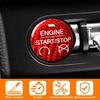 Carbon Fiber Engine Start Stop Button Switch Cover Trim For Ford Mustang 2015+