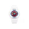 Casio Baby-G Series Trendy Fashion Color Block Waterproof Dual Display Quartz Movement Resin Strap Watch Women watches Red BA-112-7A