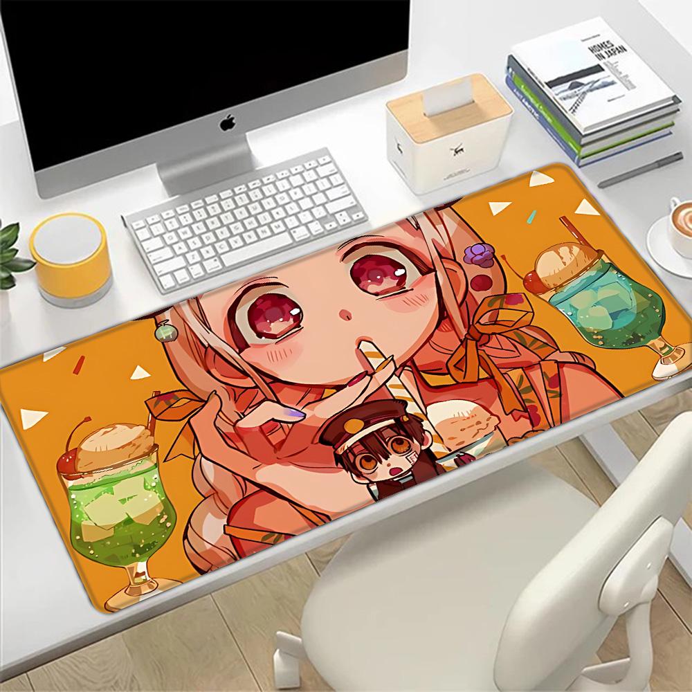 Toiletbound Hanakokun Mousepad HD Printing Computer Gamers Locking Edge Nonslip Mouse Pad XXLxcm Keyboard PC Desk Pad