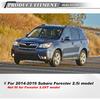 AUTOWIKI Fog Lights Covers for 2014-2016 Subaru Forester 2.5i Models OEM Fog Lamps Bezel Replacement for 14-16 Subaru Forester 2.5i Left Driver Side