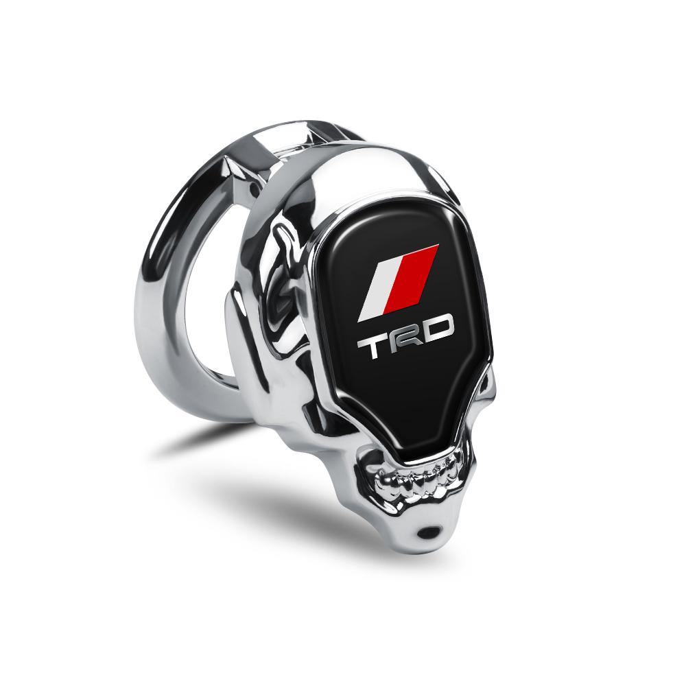Engine Ignition Start Stop Push Button Switch Cover Trim 3D Sticker For Toyota GR Sport Gazoo Racing Yaris 86 Corolla Hilux C-HR