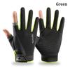 Sun Protection Fishing Gloves Anti-slip Cycling Gloves High Quality Ice Silk Halffinger  Men