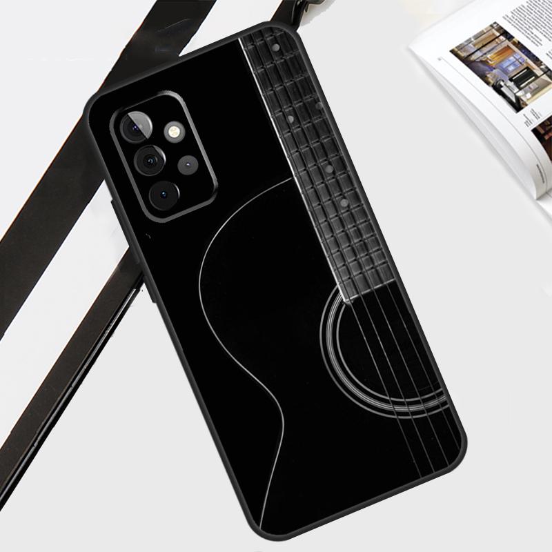 Guitar Instrument Music Case For Samsung Galaxy A56 A36 A26 A16 A06 A54 A34 A14 A12 A22 A32 A52 A13 A53 A15 A35 A55