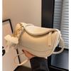 High-value French Niche Bag Women's 2025 New One-shoulder Crossbody Bag Explosive Niche Versatile Saddle Dumpling Bag