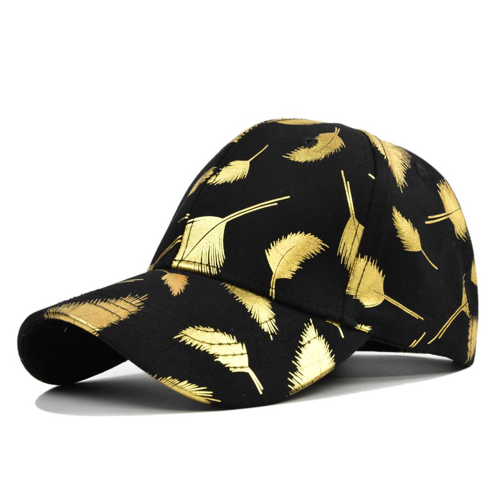 

Cap Duck Tongue Leaf Printed Baseball Cap Round Top Sun Hat Cotton Hat Material чёрный
