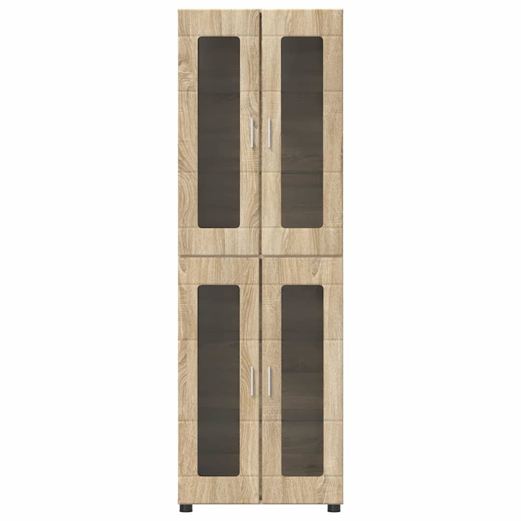 Highboard FLORIN Sonoma Oak 60 x 35 x 182 cm Particleboard