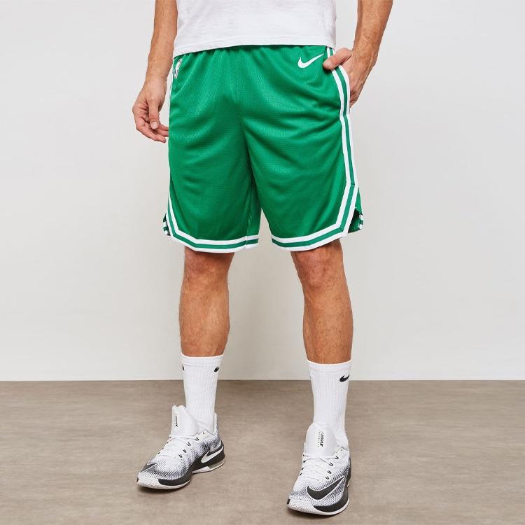 Nike Boston Celtics Icon Edition Swingman SW Fan Edition Celtics Team limited Basketball Shorts Green Men's AJ5587-312