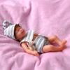 15cm Bebes Reborn Dolls Silicone Full Body Mini Doll Sleeping Twins Lifelike Baby Doll  Anti-Stress Boneca