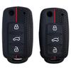 Silicone Car Key Case Protect Cover for Skoda Yeti Superb Rapid Octavia for SEAT Leon Ibiza for VW VOLKSWAGEN Golf Jetta POLO