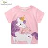 2026 New Designs Girls T Shirts Summer Children's Clothes Short Sleeve Kids Tees Tops Baby Costume Shirt