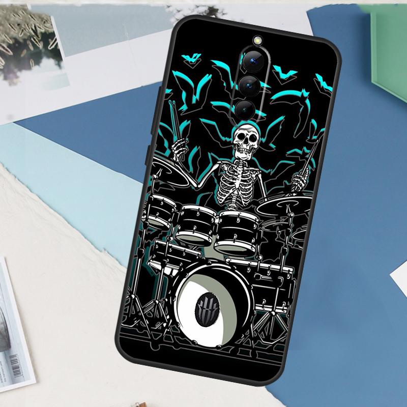 Musical Drum Drumsticks Drummers Case For ZTE Nubia Red Magic 11 10 9 8 8S 9S 10S Pro Plus 6 7 6S 7S Pro 5G 6R 10 Air Cover