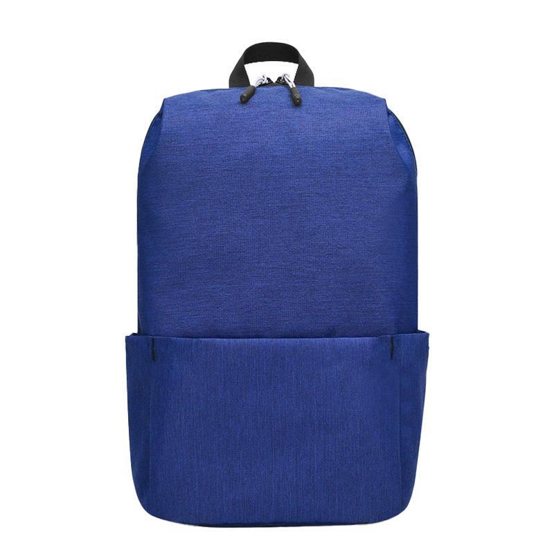 Oxford Fabric Backpack Lightweight Large Capacity Wear Resistant Casual Daypack for Hiking Camping Trip